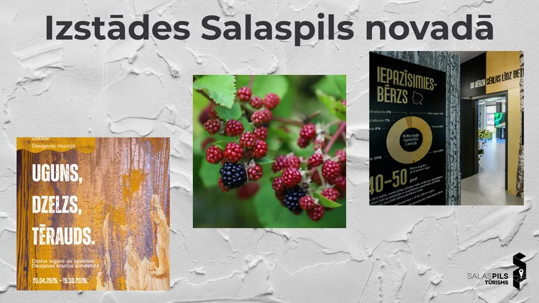 Divas izstādes Salaspilī vēl apskatāmas līdz septembrim